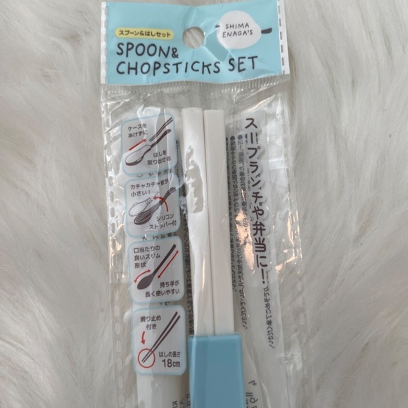 Spoon and Chopstick Set. Bird Design. Multicolor. - Picture 4 of 10